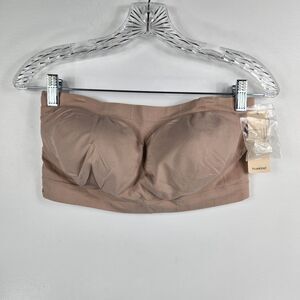 Truekind Women's Size Large Dusty Pink Convertible Strapless Bandeau Bra NWT